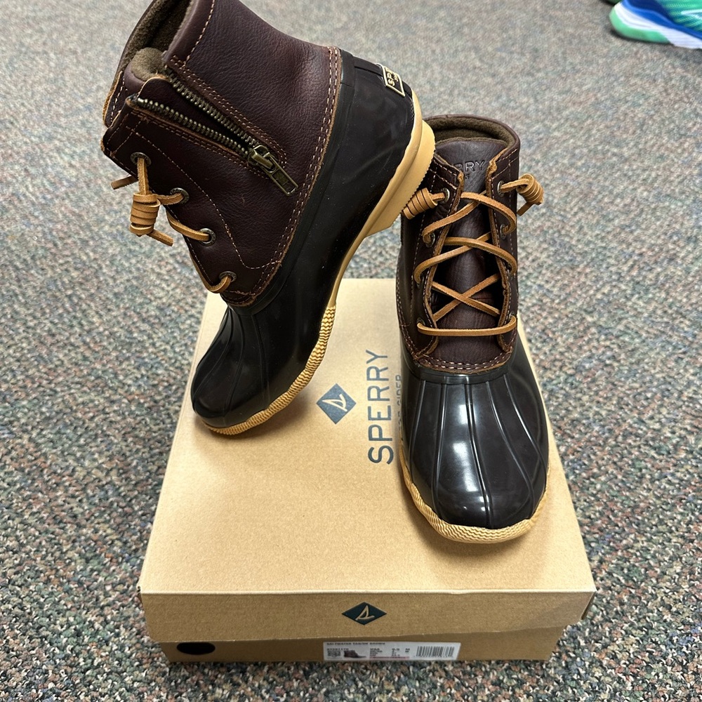 Sperry Brown Duck Boots
